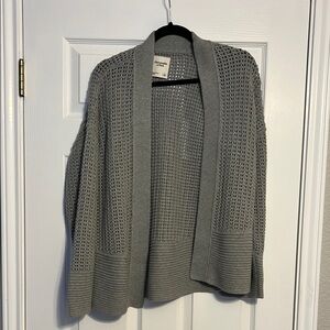 Abercrombie & Fitch (Size Small) Gray Open-Knit Women's Sweater